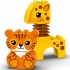 LEGO 10955 DUPLO Mijn Eerste Dierentrein met een Olifant, Tijger, Pand en Giraf, voor Peuters van 1.5 Jaar Oud